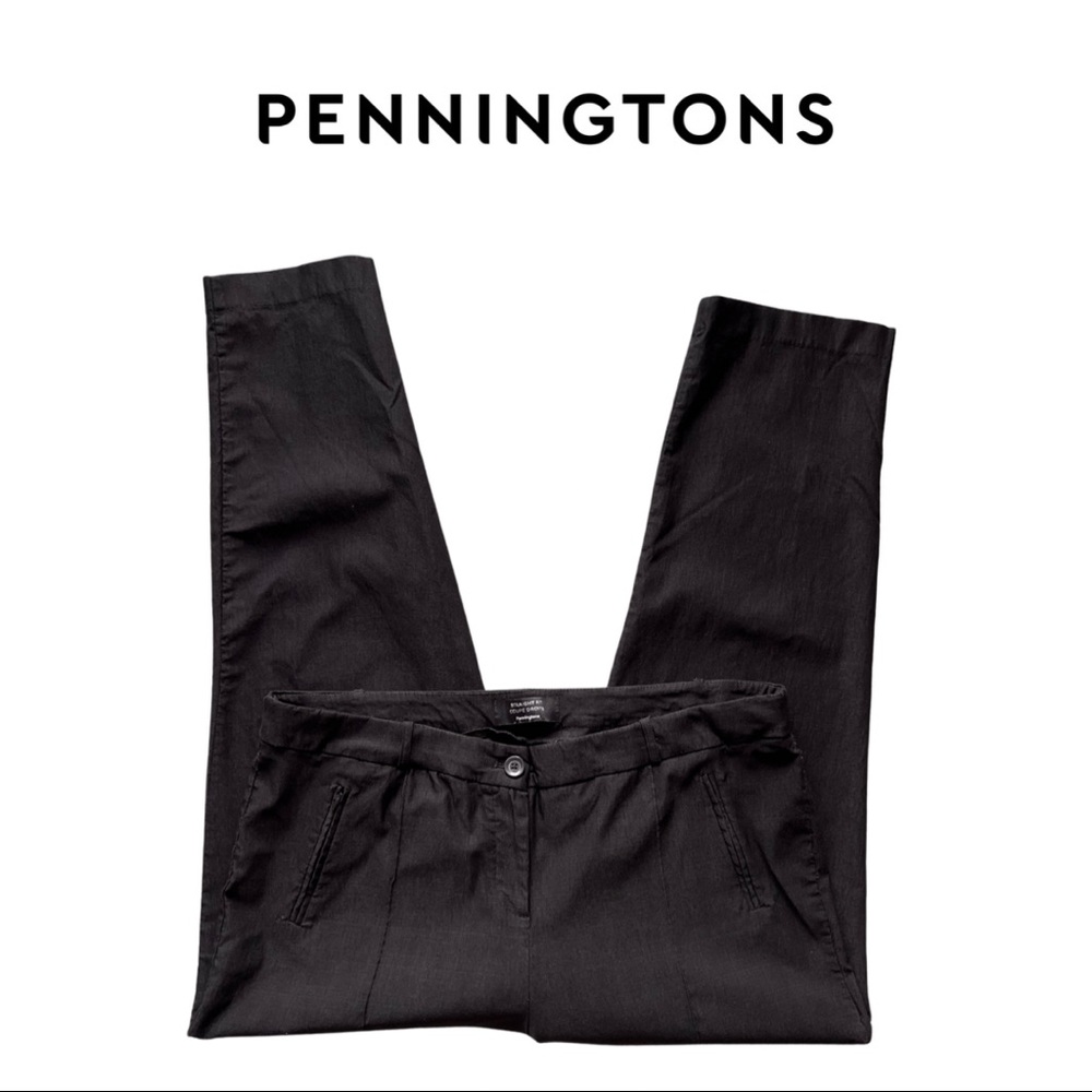PENNINGTONS BLACK STRAIGHT FIT COUPE DROITE SIZE 22